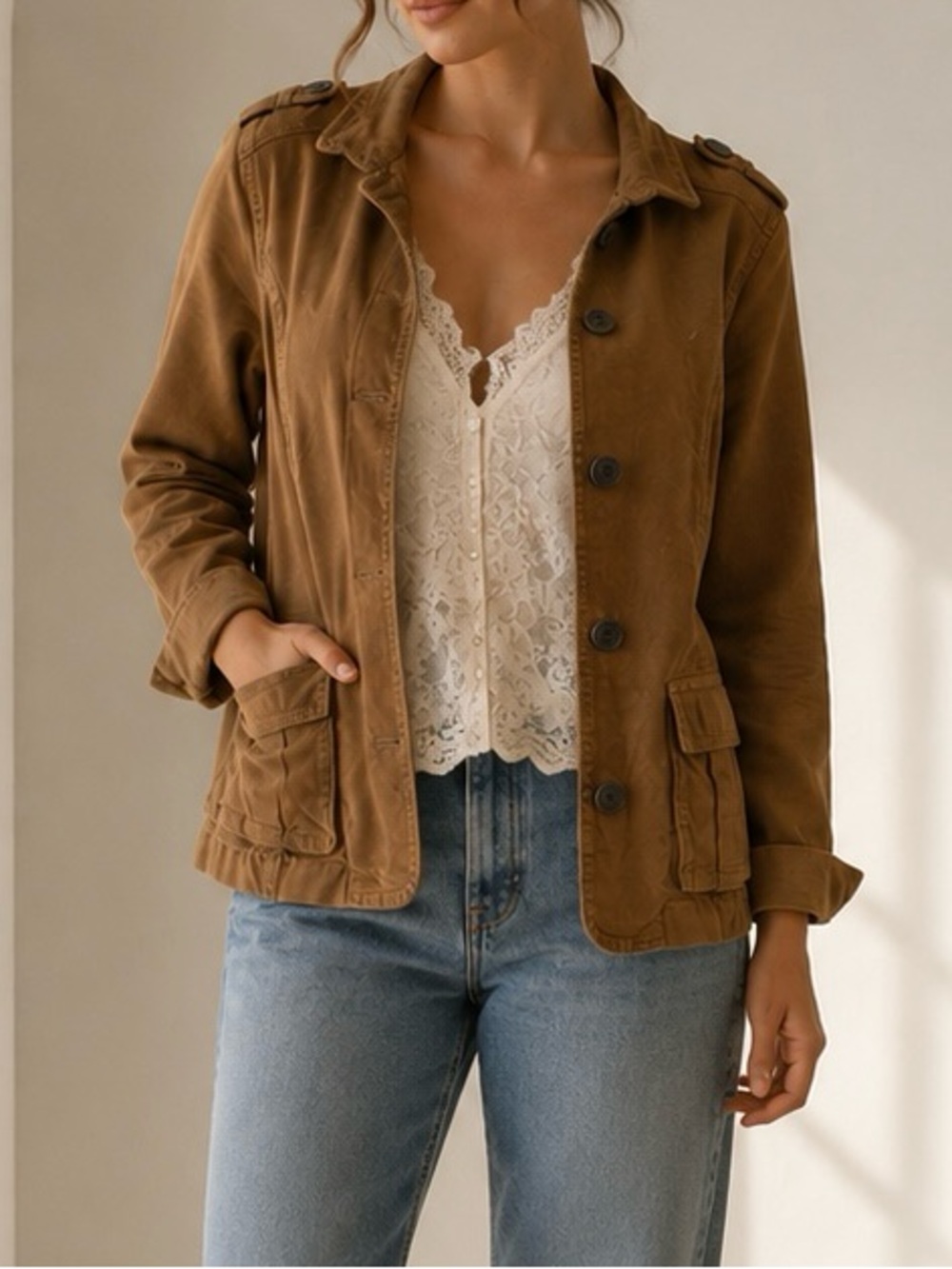 Vintage Natural Reflections corduroy jacket